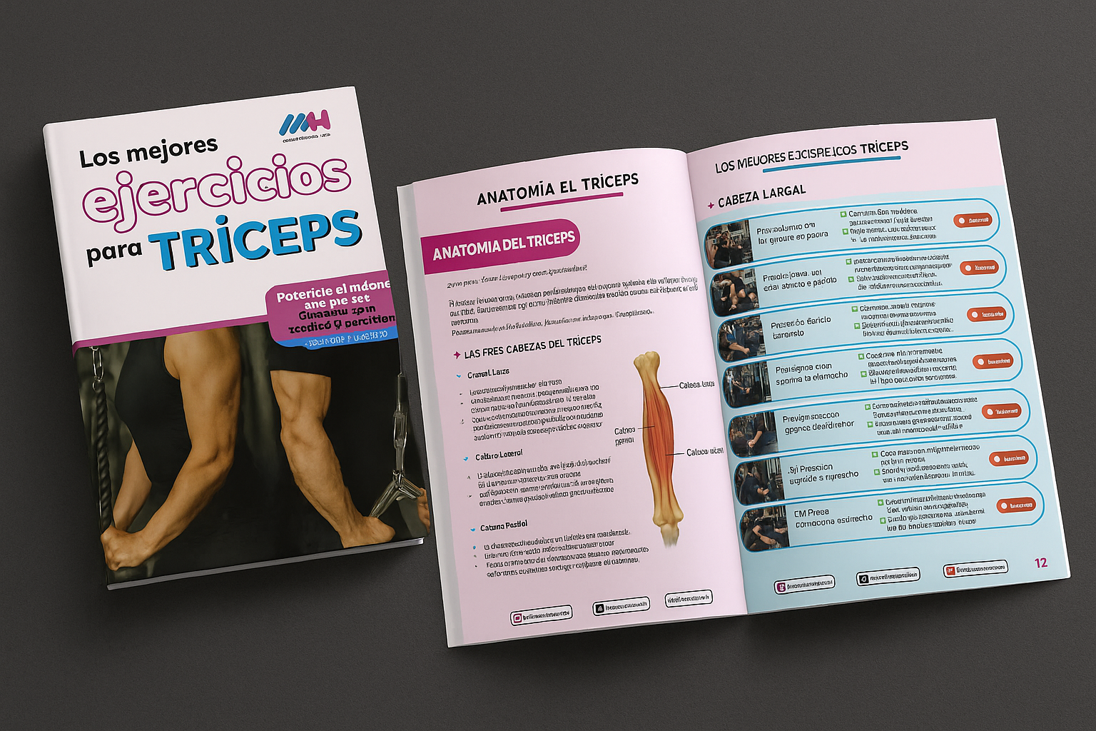 Libro de Ejercicios para Tríceps – Mario Harriero