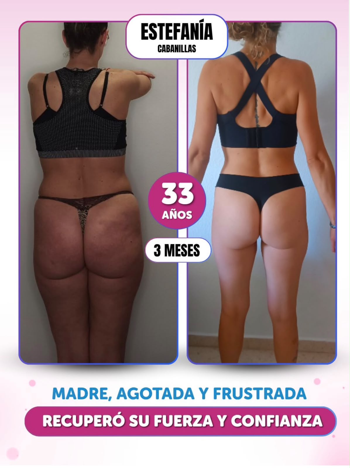 Antes y después Estefanía